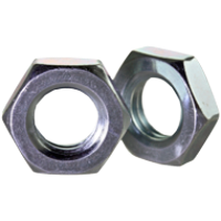 1-1/4-7 NC FIN HEX JAM NUT GR 2 ZINC
